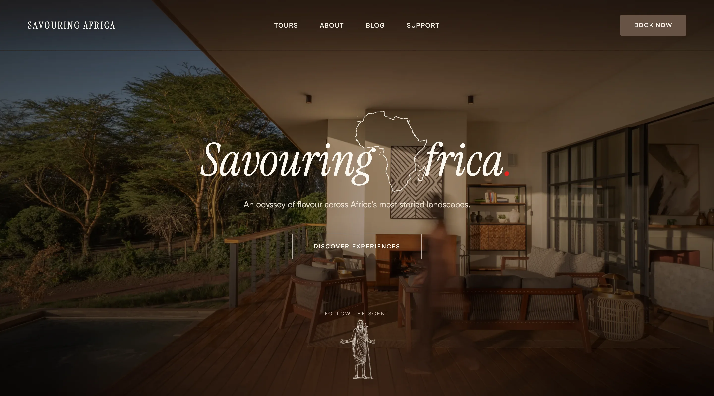 Savouring Africa — Bespoke Culinary Journeys — screenshot